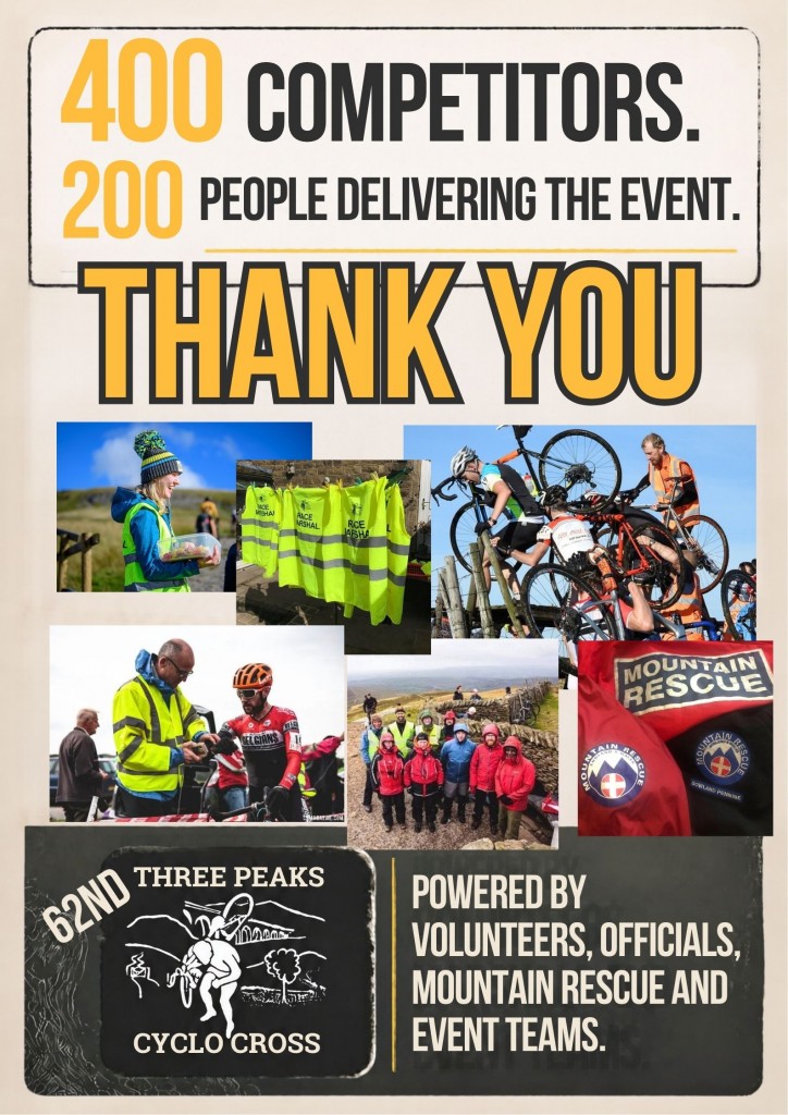 Volunteer-powered 3 Peaks event